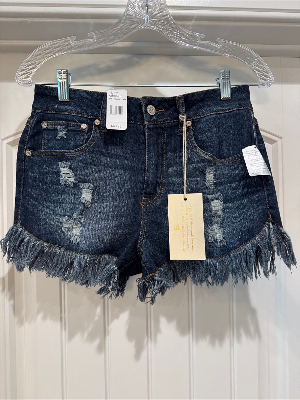NWT ALTERED STATE denim shorts size 27